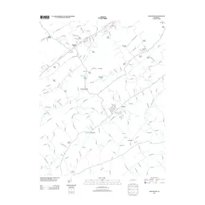 2013 Map of Graveston, 2013 Print