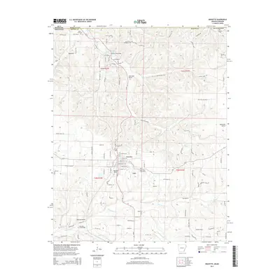 2014 Map of Gravette, 2014 Print