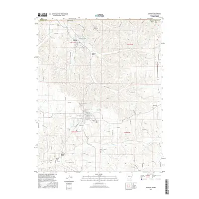 2017 Map of Gravette, 2017 Print