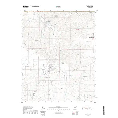 2020 Map of Gravette, 2020 Print