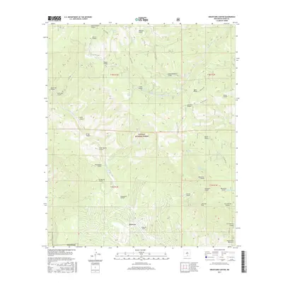 2017 Map of Graveyard Canyon, 2017 Print