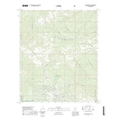 2023 Map of Graveyard Canyon, 2023 Print
