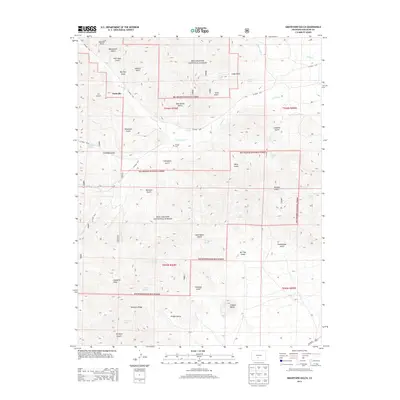 2013 Map of Graveyard Gulch, 2013 Print