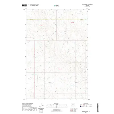 2020 Map of Graveyard Hill SW, 2020 Print