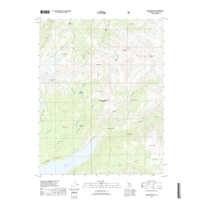 2018 Map of Graveyard Peak, 2018 Print