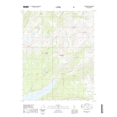 2021 Map of Graveyard Peak, 2021 Print