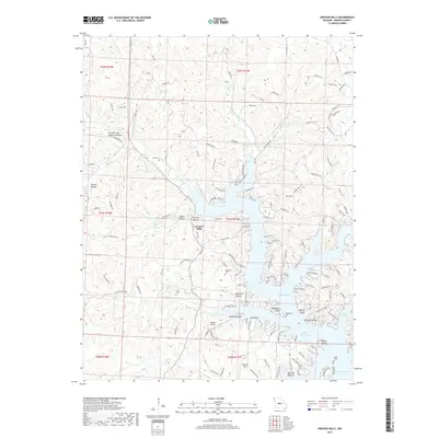 2017 Map of Gravois Mills, 2017 Print