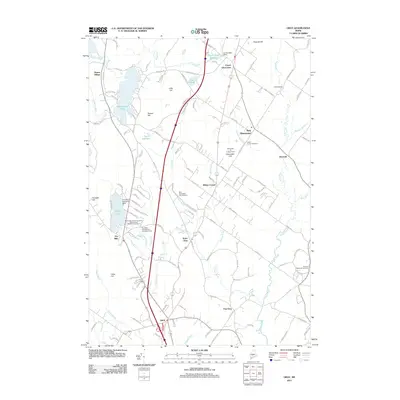 2011 Map of Gray, 2011 Print