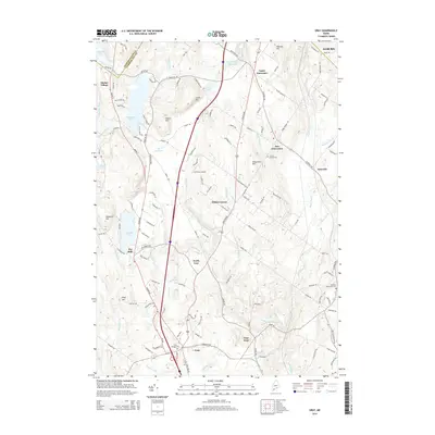 2014 Map of Gray, 2014 Print