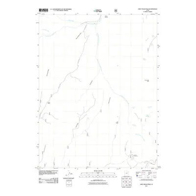 2011 Map of Gray Head Peak, 2011 Print