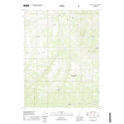 2020 Map of Gray Head Peak, 2020 Print