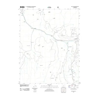 2011 Map of Gray Head, 2011 Print