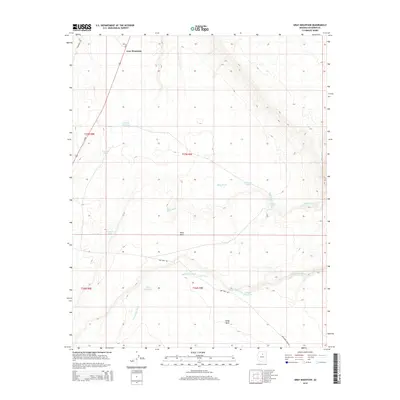 2014 Map of Gray Mountain, 2014 Print