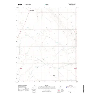 2018 Map of Gray Mountain, 2018 Print