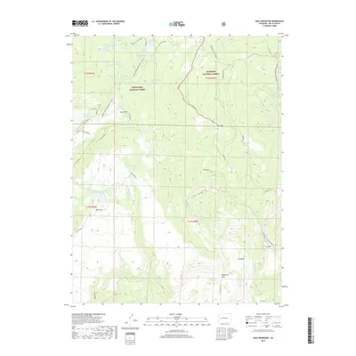 2019 Map of Gray Reservoir, 2019 Print