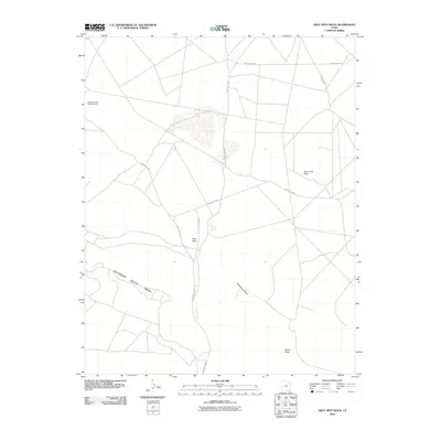 2010 Map of Gray Spot Rock, 2010 Print