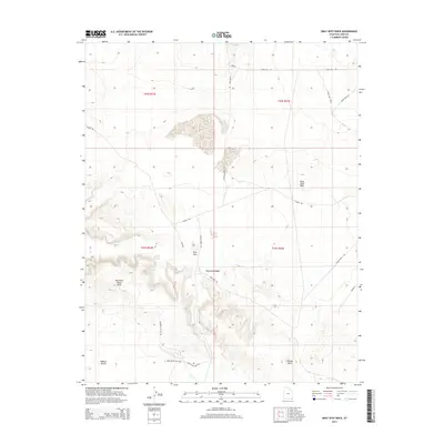 2014 Map of Gray Spot Rock, 2014 Print