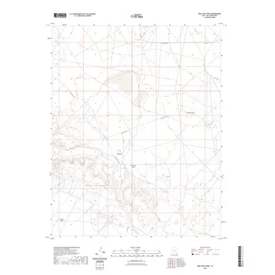 2023 Map of Gray Spot Rock, 2023 Print