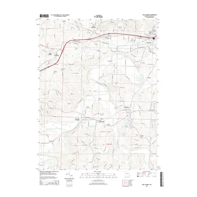 2015 Map of Gray Summit, 2015 Print