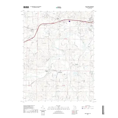 2017 Map of Gray Summit, 2017 Print