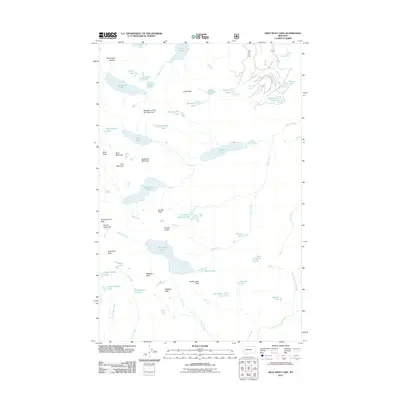 2011 Map of Gray Wolf Lake, 2011 Print