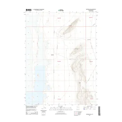 2014 Map of Grayback Hills, 2014 Print