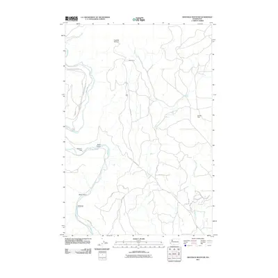 2011 Map of Grayback Mountain, 2011 Print