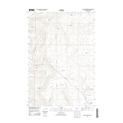 2014 Map of Grayback Mountain, 2014 Print
