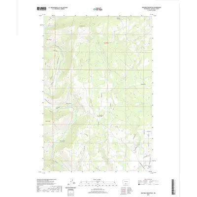 2020 Map of Grayback Mountain, 2020 Print