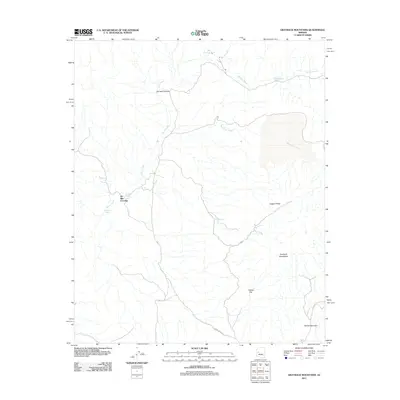 2011 Map of Grayback Mountains, 2011 Print