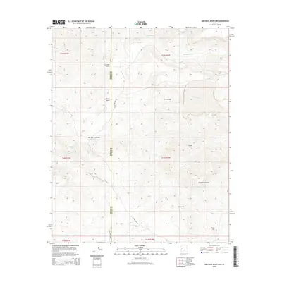 2014 Map of Grayback Mountains, 2014 Print