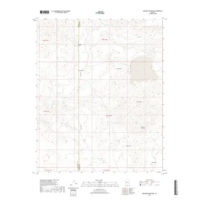 2018 Map of Grayback Mountains, 2018 Print