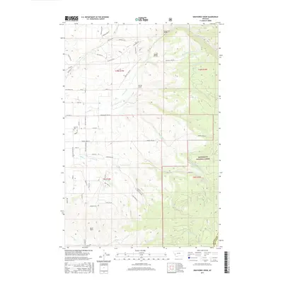 2017 Map of Grayhorse Creek, 2017 Print