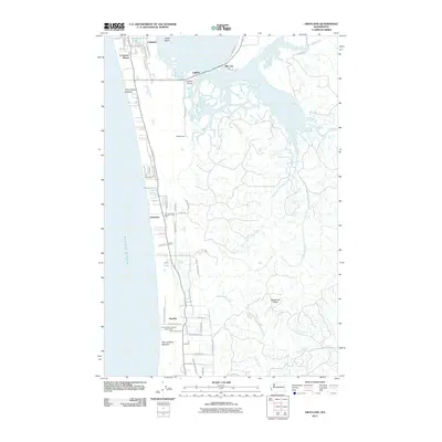 2011 Map of Grayland, 2011 Print