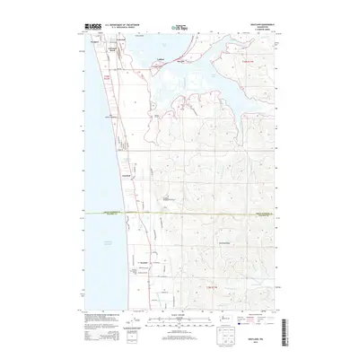 2014 Map of Grayland, 2014 Print
