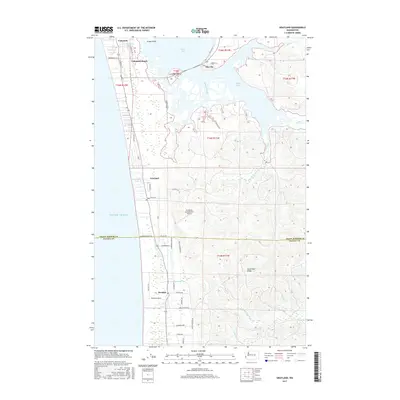 2017 Map of Grayland, 2017 Print