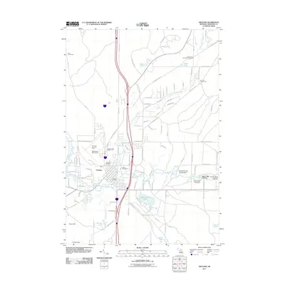 2011 Map of Grayling, 2011 Print