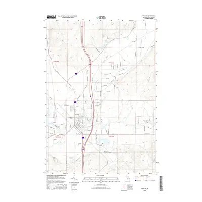 2014 Map of Grayling, 2014 Print