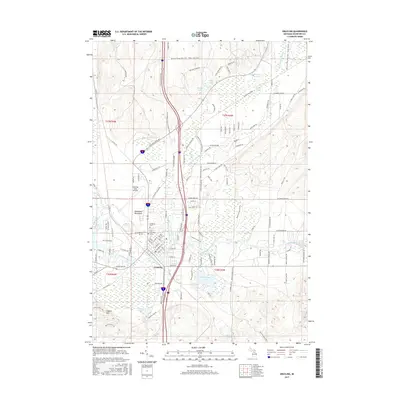2017 Map of Grayling, 2017 Print