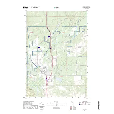 2023 Map of Grayling, 2023 Print