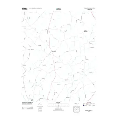 2013 Map of Grays Chapel, 2013 Print