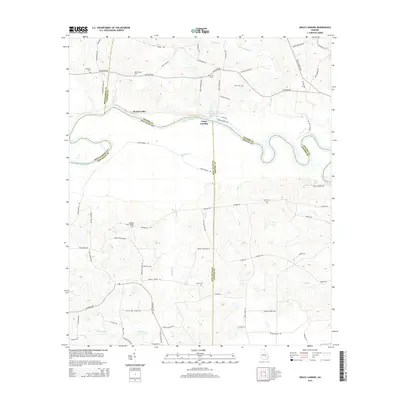 2014 Map of Grays Landing, 2014 Print