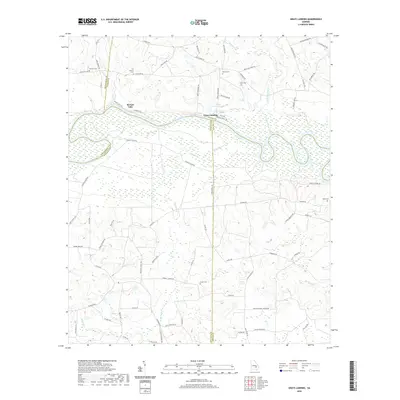 2020 Map of Grays Landing, 2020 Print