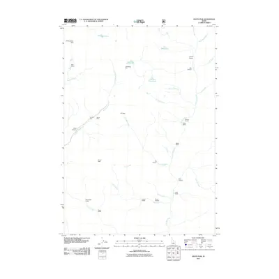 2011 Map of Grays Peak, 2011 Print