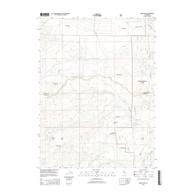 2015 Map of Grays Peak, 2015 Print