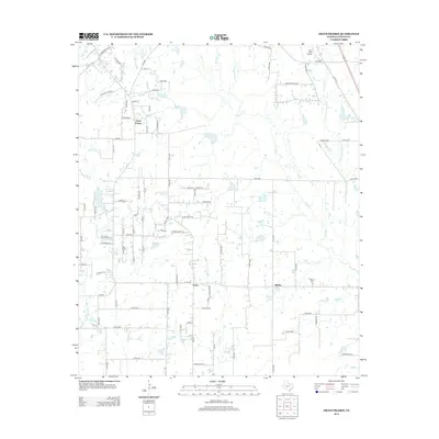 2012 Map of Grays Prairie, 2012 Print