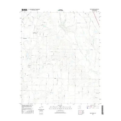 2016 Map of Grays Prairie, 2016 Print