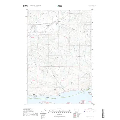 2020 Map of Grays River, 2020 Print