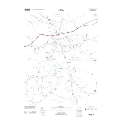 2013 Map of Grayson, 2013 Print