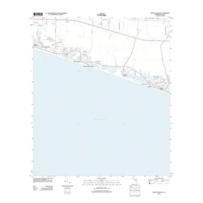 2012 Map of Grayton Beach, 2012 Print